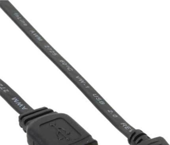 Produktbild InLine USB-A - Micro-B (3 m, USB 2.0)