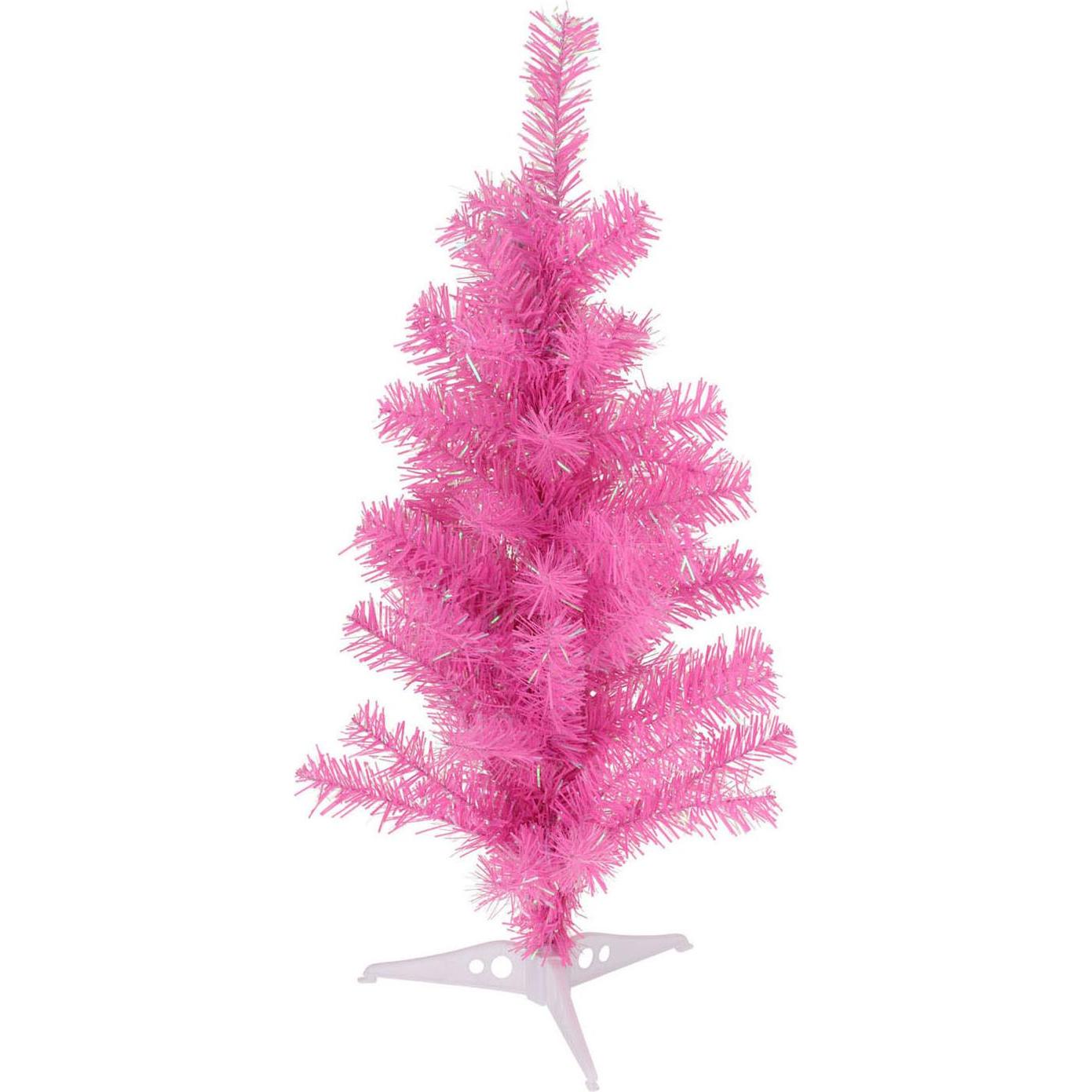 Weihnachtsdeko, Weihnachtsbaum Fuchsia, 60cm