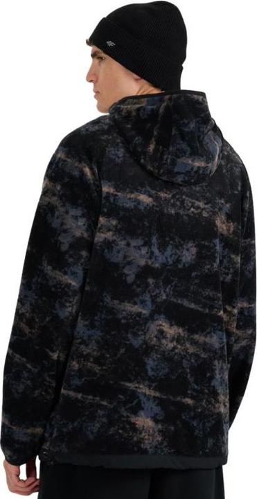 Produktbild 4F Herren-Fleece-Sweatshirt, mehrfarbig, mit Allover-Print (XL)
