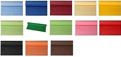 Actual product image Papstar Paper tablecloth with damask embossing (120 x 800 cm)