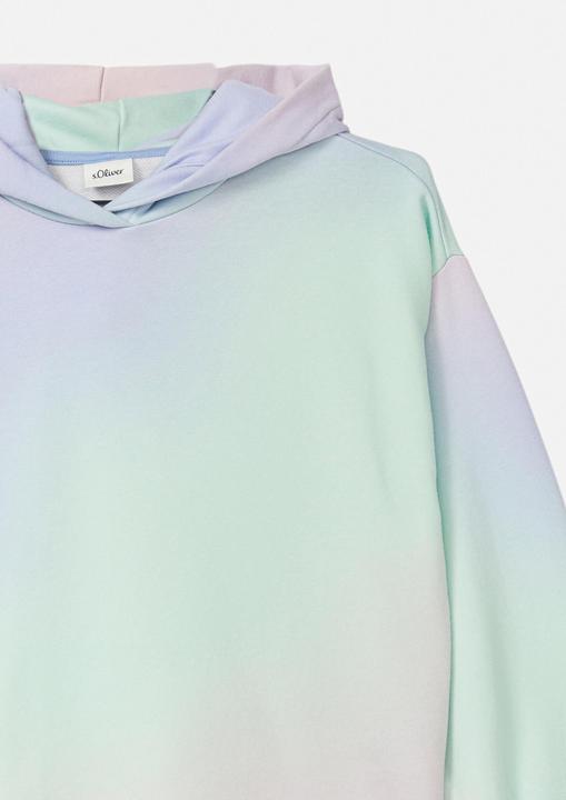 Produktbild s.Oliver Sweatshirt Hoodie mit Farbverlauf (146, 152)