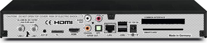 Actual product image TechniSat DIGIT ISIO S2, black (0.00 GB, DVB-S2, CI+ slot)