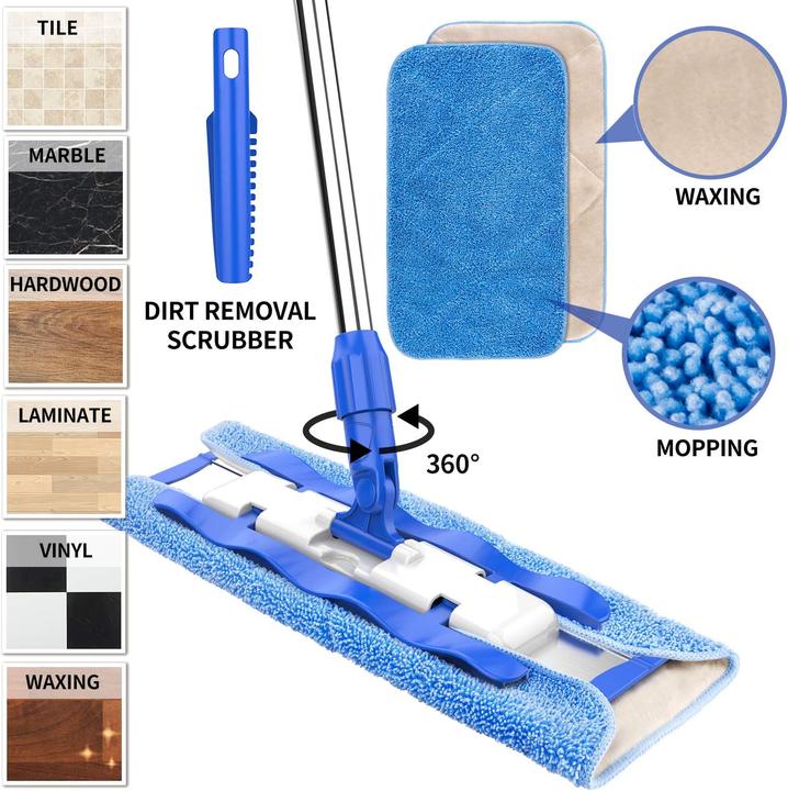 Actual product image Mr. siga Mikrofaser-Wischmopp