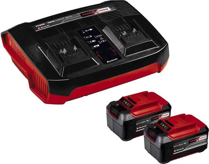 2x 5.2Ah, 18V 4512108 Kit di avviamento Batteria e caricabatteria