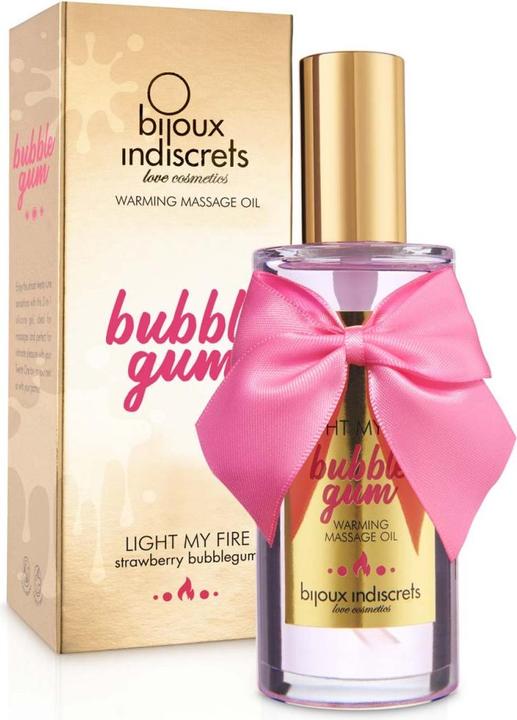 Produktbild Bijoux Indiscrets Light My Fire Massageöl Wärmeeffekt Gum-Geschmack