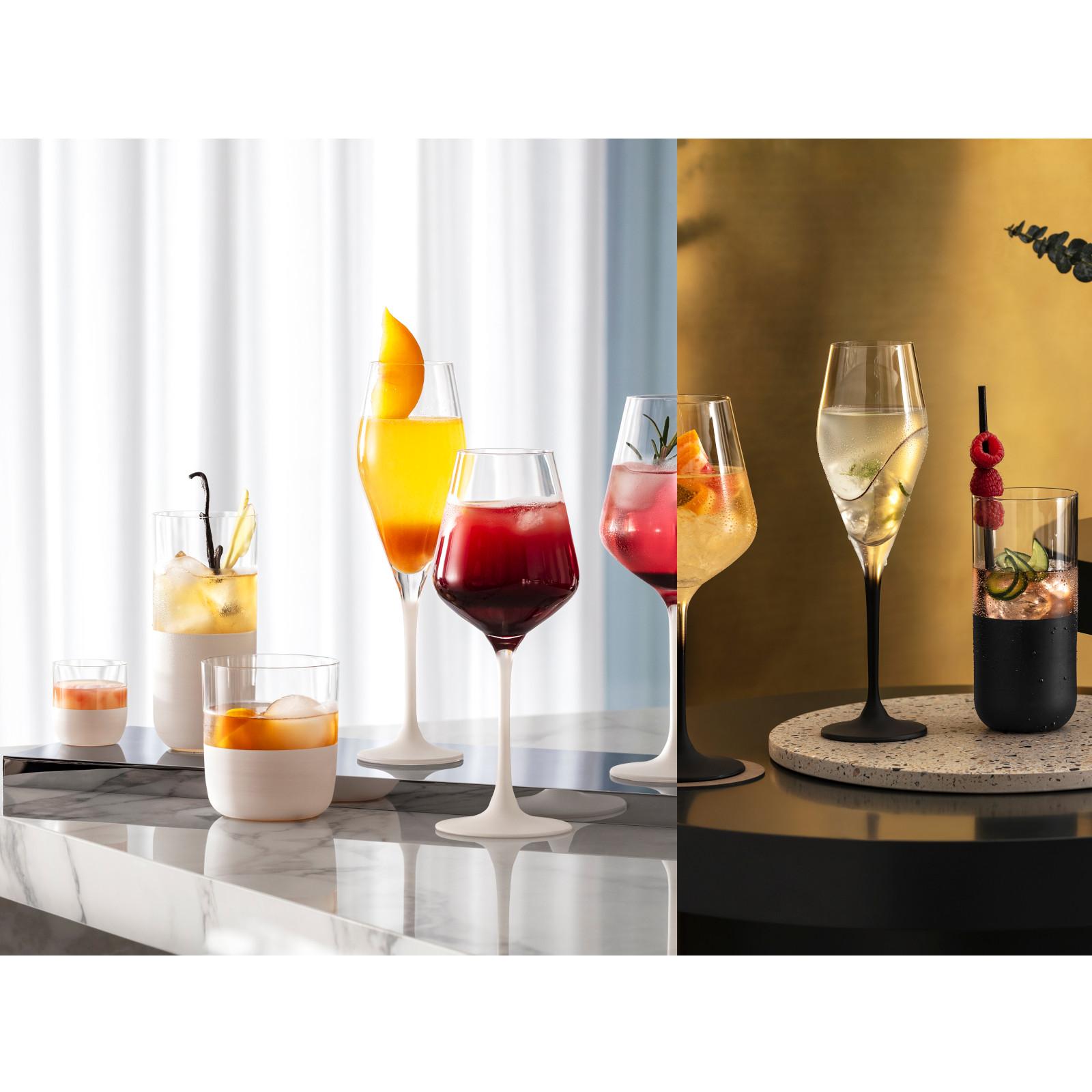 Thumbnail - Villeroy & Boch Champagnerglas, Set 4tlg. Manufacture Rock blanc, Weingläser, Weiss, Transparent