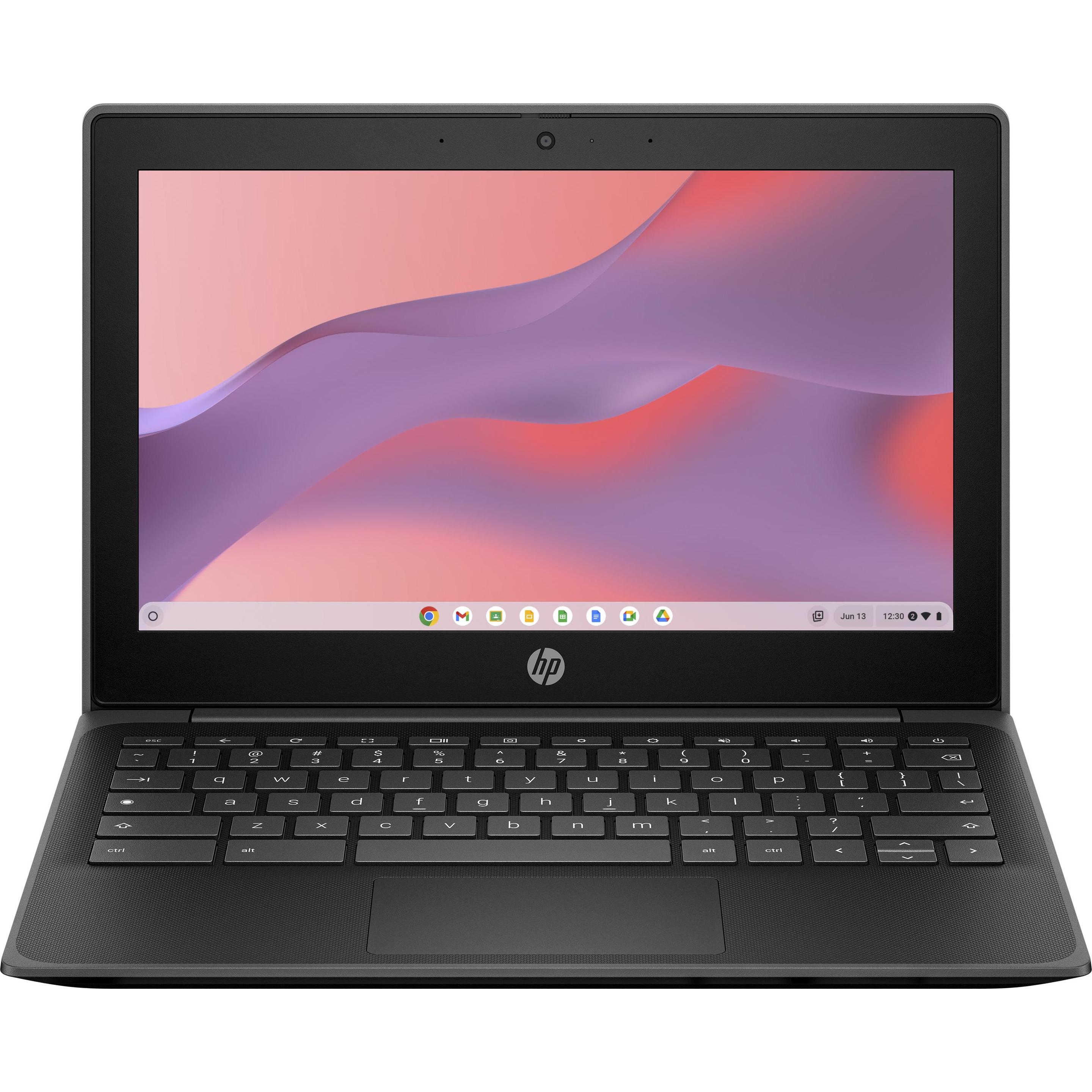 HP Fortis G1 i11 N150 11 4GB/32GB QWERTZ (11.60", 4 GB, Eng. Int., Intel N150), Notebook, Schwarz