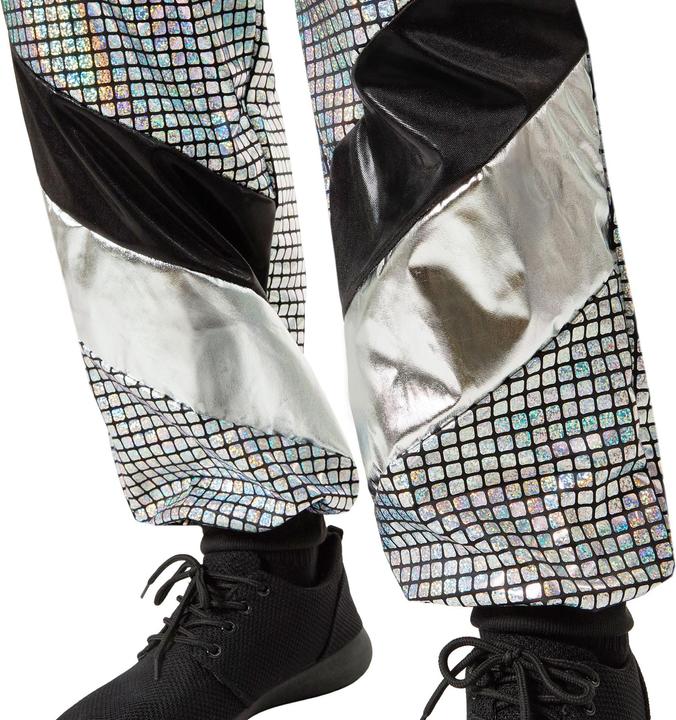 Produktbild tectake Herrenkostüm Retro 80er 90er Jahre Disco Jogginganzug (XXL)