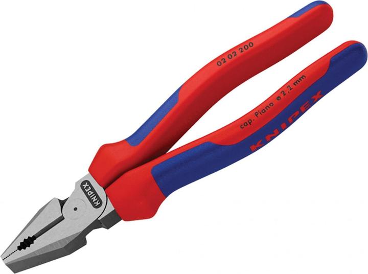 Produktbild Knipex 02 02 Serie Hebelstarke Kombinationszange MehrkomponentenGriff (200 mm)