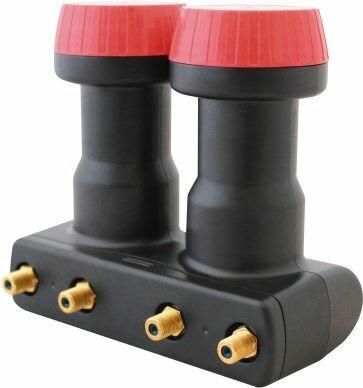 Immagine prodotto Megasat Convertitore d'antenna satellitare Diavolo (Quad LNB, 40mm)