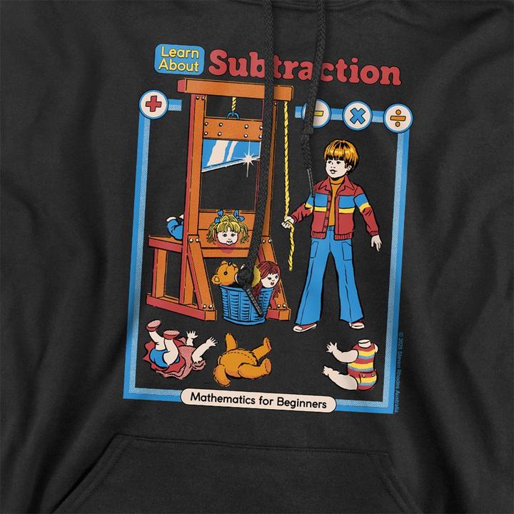 Produktbild Steven Rhodes Learn About Subtraction Kapuzenpullover (L)