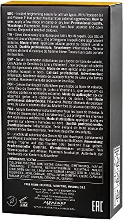 Produktbild Alfaparf Semi di Lino Sublime Cristalli Liquidi Siero Illuminante 30 ml (30 ml)