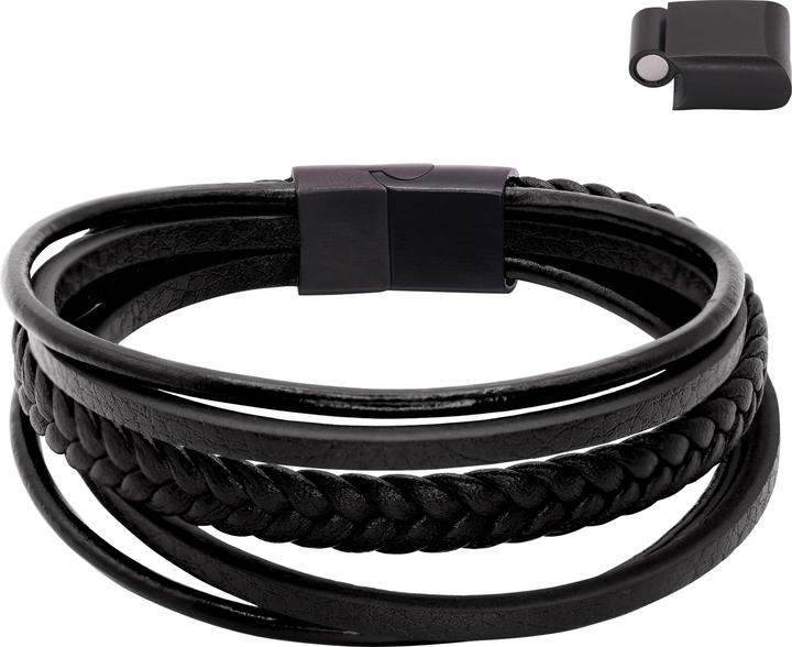 Image du produit Heideman Bracelet en cuir Joris (19 cm, 100% cuir)