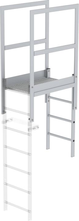 Actual product image Munk Günzburger Attika step-over aluminium anodised (100 cm)