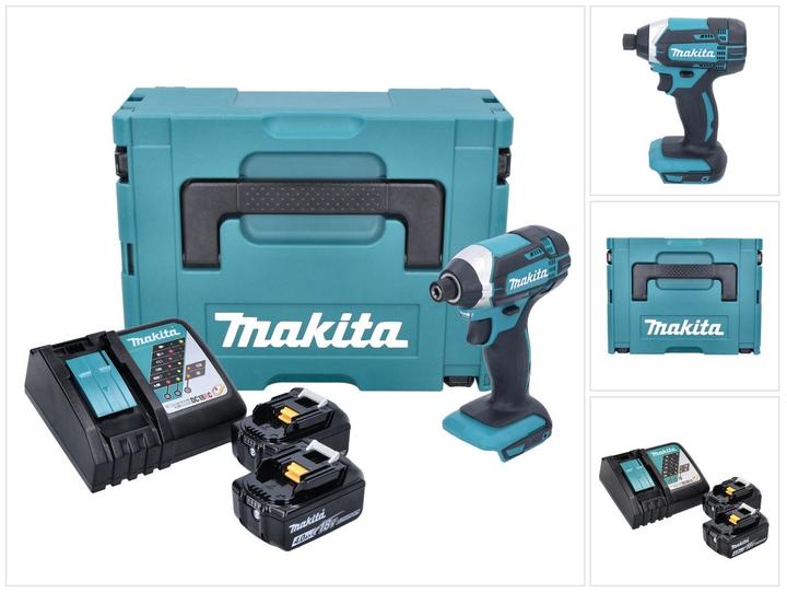 Immagine prodotto Makita DTD 152 RMJ 18V Avvitatore ad impulsi a batteria in valigetta Makpac + 2x Batterie BL 1840 4