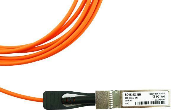 Produktbild EFB Elektronik Aktives Optisches Kabel, SFP+ 10GBASE-SR, 10m, Multimode G50/125µm, OM3, aqua Die standa