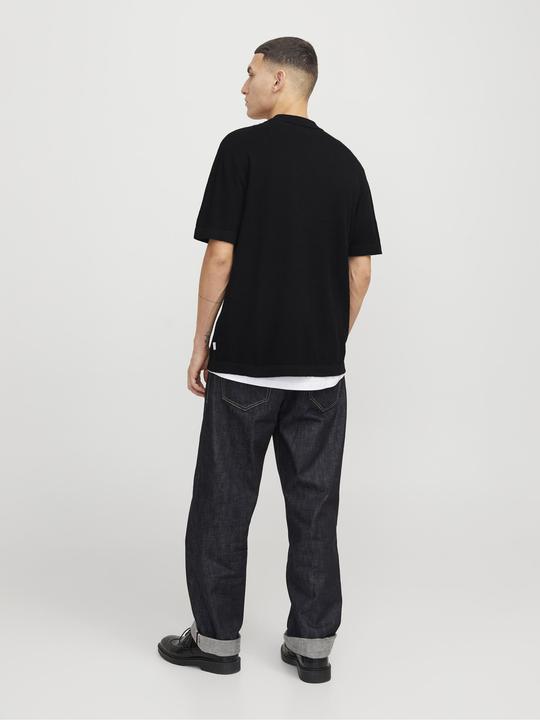 Actual product image Jack & Jones Jjeemil Knit Structure Shirt Ss Sn (XL)