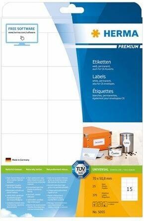 Produktbild Herma Universal Etiketten A4