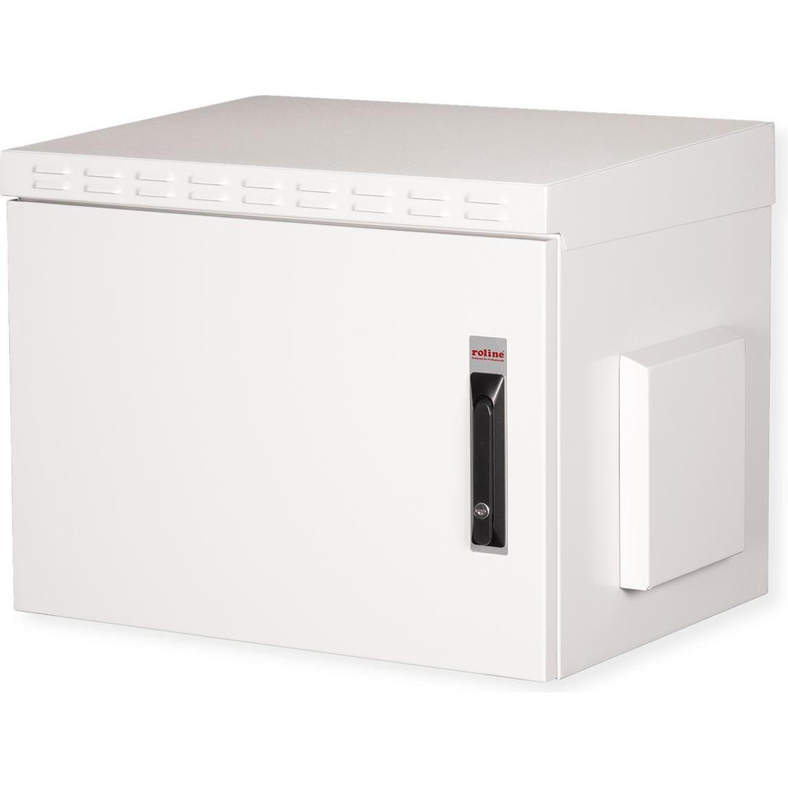 Roline 19-Zoll Wandgehäuse Pro 7 HE (7 HE, 19 Zoll Rack), Serverschrank, Grau