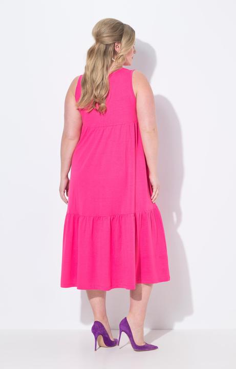 Produktbild Miamoda Midikleid, A-Linie, Cupromix-Jersey, Saumvolant (44)