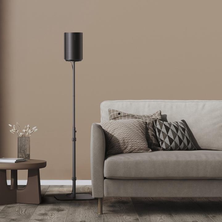 Produktbild Hama Lautsprecherständer für Sonos Era 100, höhenverstellbar, m. Kabelführung, S (1 Stk., Ständer, Höhenverstellbar)