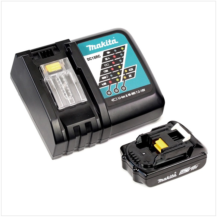 Produktbild Makita DHP 482 RA1J Akku Schlagbohrschrauber 18 V 62 Nm + 1x Akku 2,0 Ah + Ladegerät + Makpac (Akkubetrieb)