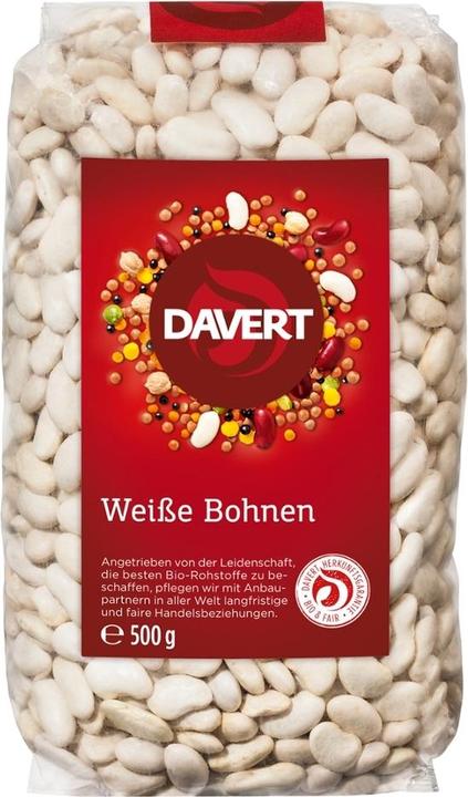 Produktbild Davert Weisse Bohnen (500 g)