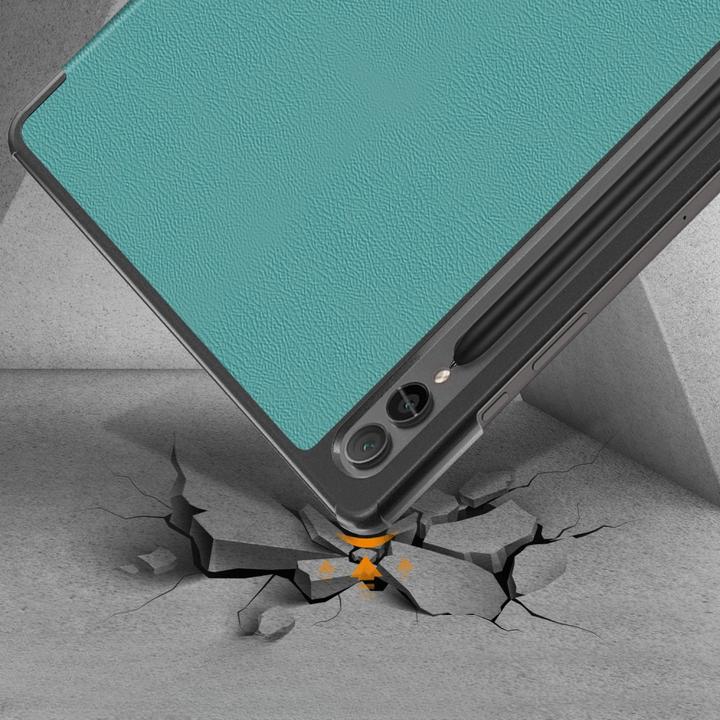 Actual product image Cover-Discount Galaxy Tab S9+ - Tri-fold Smart Case turquoise (Galaxy Tab S9+, Galaxy Tab S10+)