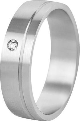 Immagine prodotto Beneto Anello nuziale da donna in acciaio SPD06 - Circuito: 61 mm (61, Acciaio)