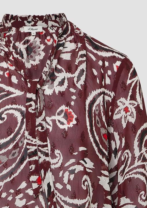 Immagine prodotto s.Oliver Bluse Semitransparente Chiffon-Bluse mit All-over-Print (46)