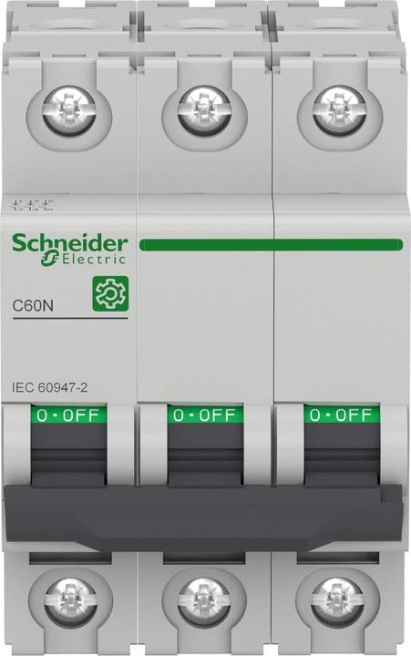 Produktbild Schneider Electric M9F10332 M9 C60N 3P 32A B IEC60947-2 LS-Schalter