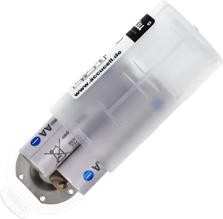 Produktbild AccuCell Universal Mono D Adapter im 2er Pack für 1 oder 2 Mignon, AA, LR6, FR6