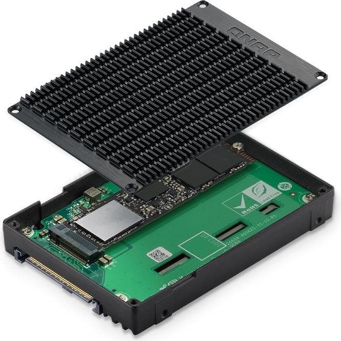 Image du produit QNAP QDA-UMP4A Adaptateur U.2 NVMe vers M.2 NVMe SSD PCIe 7mm