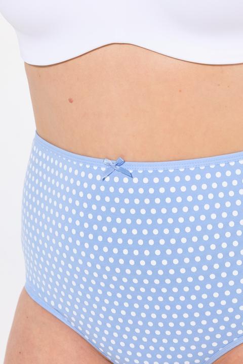 Produktbild Ulla Popken Maxislips, 5er-Pack, Punkte/einfarbig (42, 44)