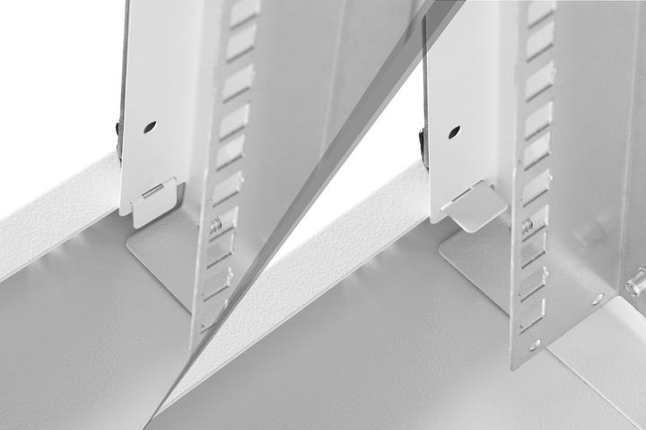 Actual product image Digitus 10" 12U wall-mounted enclosure, SOHO PRO 591 x 316 x 298 mm, grey (12 RU, 10 inch rack)