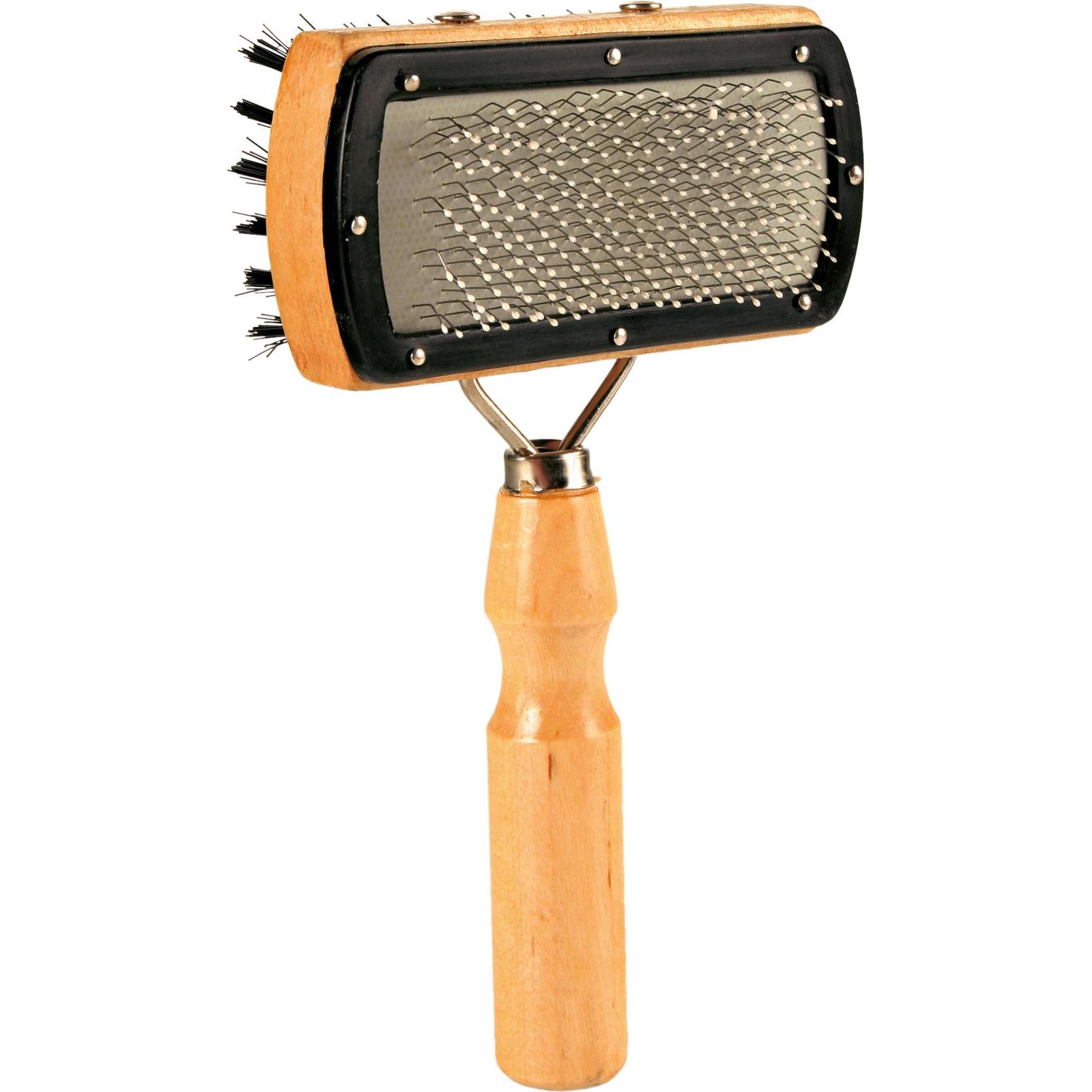 Meilleurs prix pour Trixie Brosses À Double Face En Bois Lisse 10X18 Cm