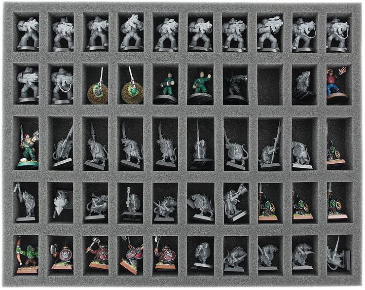 Produktbild Feldherr FH58867 - Lagerbox - für 50 Miniaturen (Karton, Schaumstoff)