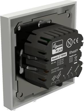 Produktbild Heatit HEAE5430566 - Z-TRM6 Thermostat Z-Wave 800 series (White RAL 9003)