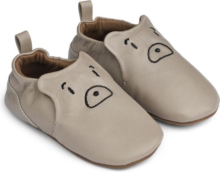 Immagine prodotto Liewood Pantofole in pelle / Fringuelli Eliot con faccia d'orso Mist (20)
