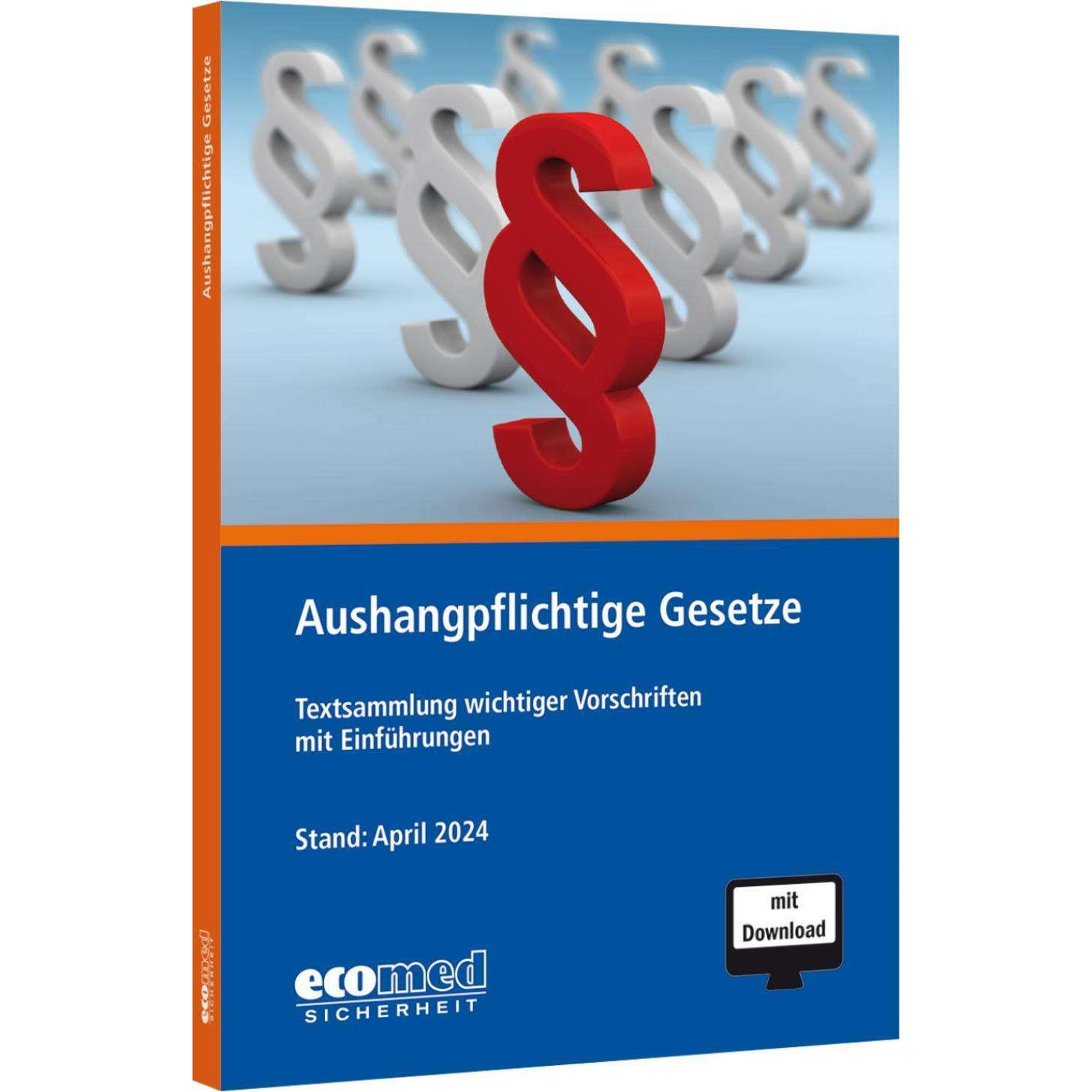 Aushangpflichtige Gesetze, Fachbücher von Joachim Schwede