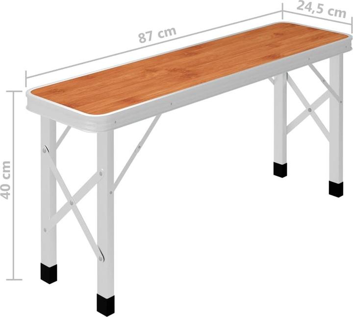 Produktbild vidaXL Campingtisch-Set