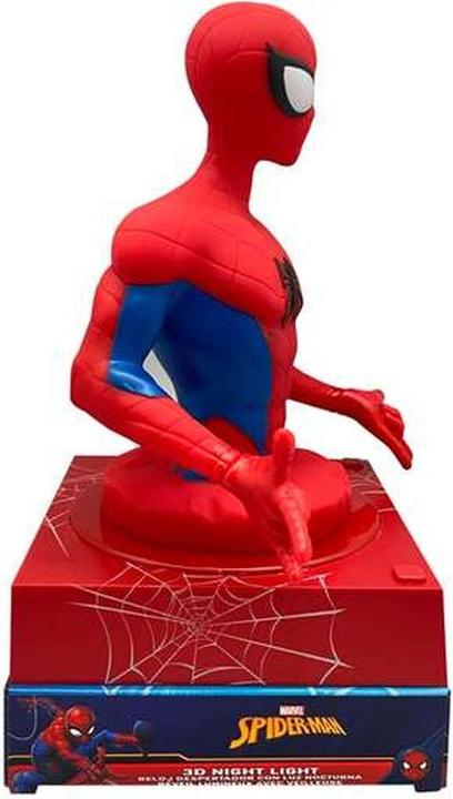 Image du produit Kids Licensing Marvel Spiderman 3D lamp with alarm clock