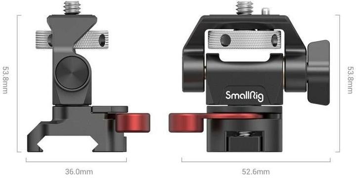 Produktbild SmallRig Swivel und Tilt Adjustable Monitor Mount mit NATO Clamp Mount 2906B (Monitor Zubehör)