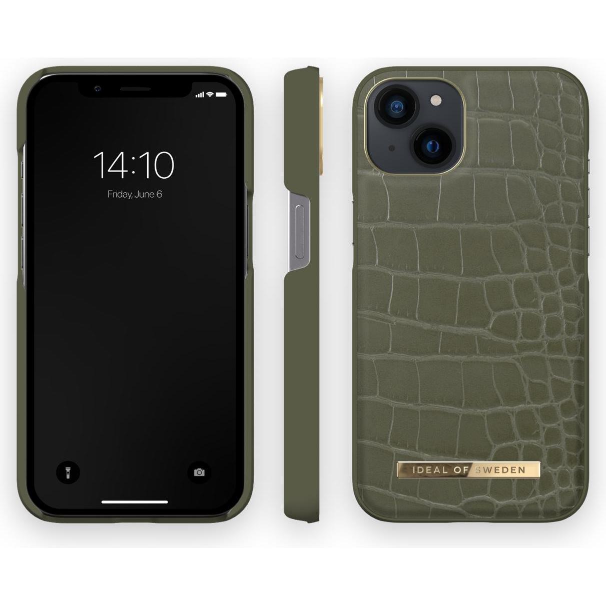 Thumbnail - iDeal Of Sweden Švedijos idealas ŠVEDIJOS IDEALAS IDACAW21-I2161-237 IPHONE 13 ATVEJIS CHAKI CROCO (Apple iPhone 13), Sm...