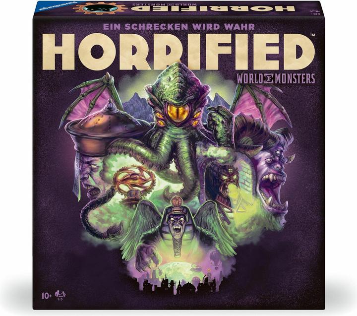 Productafbeelding Ravensburger 22892 - Horrified: World of Monsters - Coöperatief en meeslepend bordspel voor iedereen (Duits)
