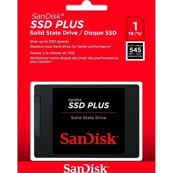 Actual product image Sandisk SSD Plus (1000 GB, 2.5")