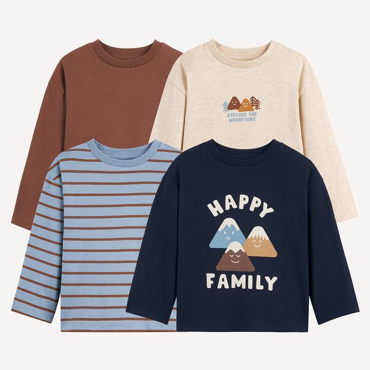 Actual product image La Redoute Collections 4er-Pack Langarm-Shirts (92)