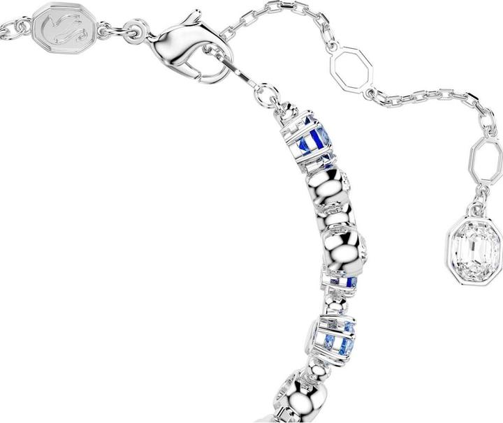 Actual product image Swarovski Constella Armband Verschiedene Schliffe Blau Rhodiniert (20 cm, Swarovski Metal)