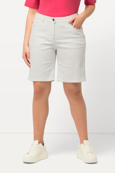 Actual product image Ulla Popken Basic Denim Mandy Bermuda Shorts (60)