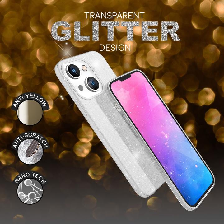 Immagine prodotto Nalia Copertina glitterata (Apple iPhone 14)